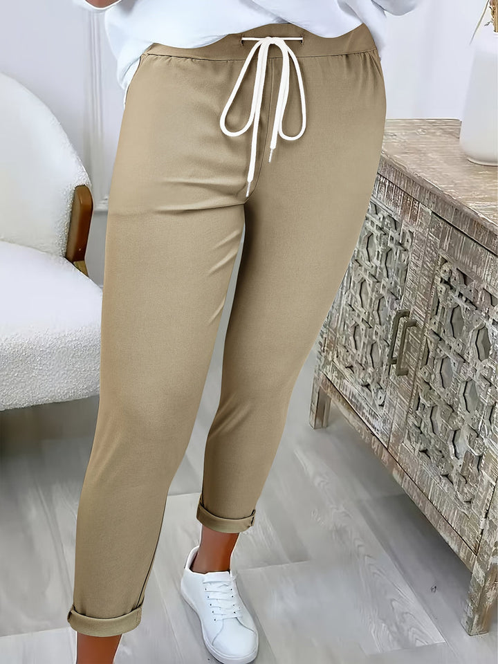 Jaimee - Comfortable Drawstring Trousers
