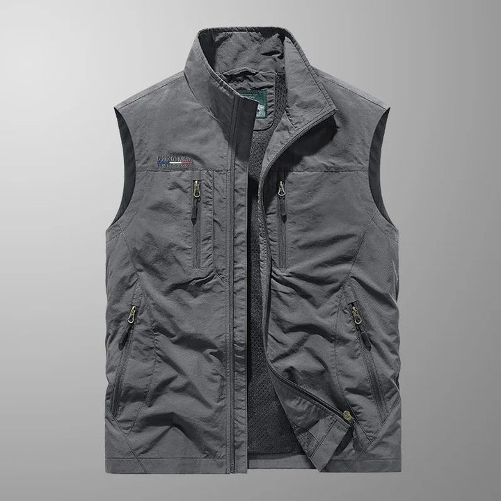 Vincent - Multi-Pocket Breathable Outdoor Cargo Vest