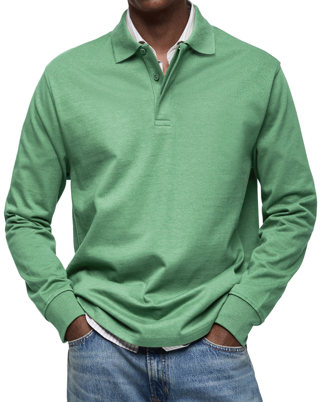 Joseba - Casual Long Sleeve Polo Shirt