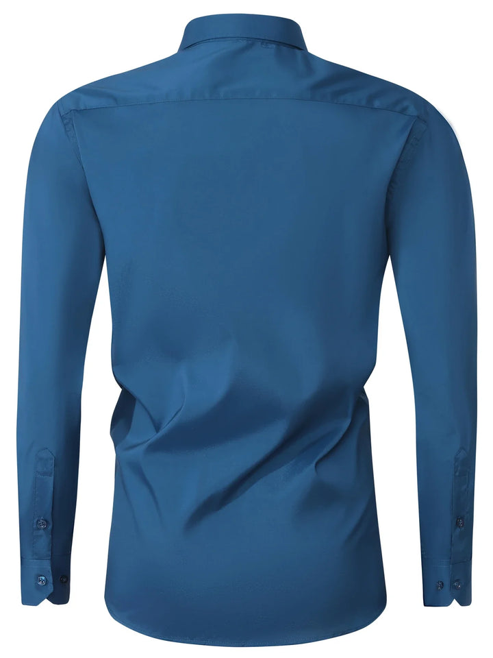 Byron - Elegant Long Sleeve Shirt With Button