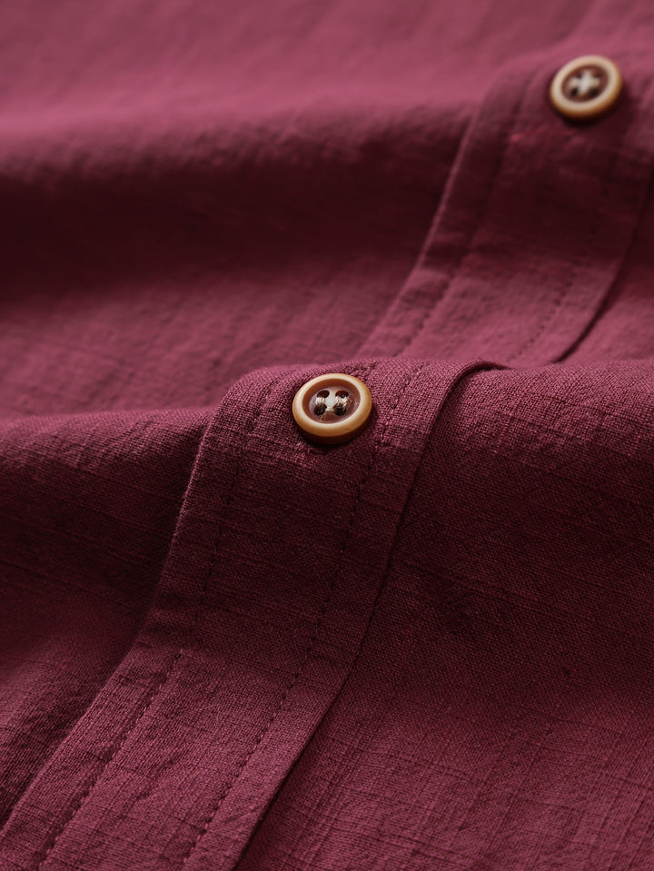 Tejada - Casual Cotton Shirt With Pocket