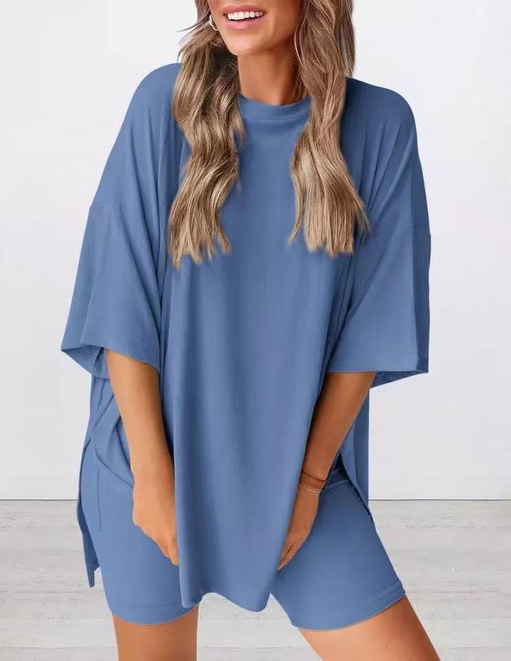 Rikke - Short Sleeve Two Piece Set