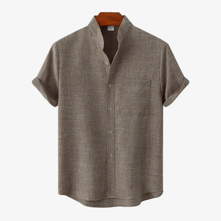 Gerardo - Short Sleeve Linen Shirt