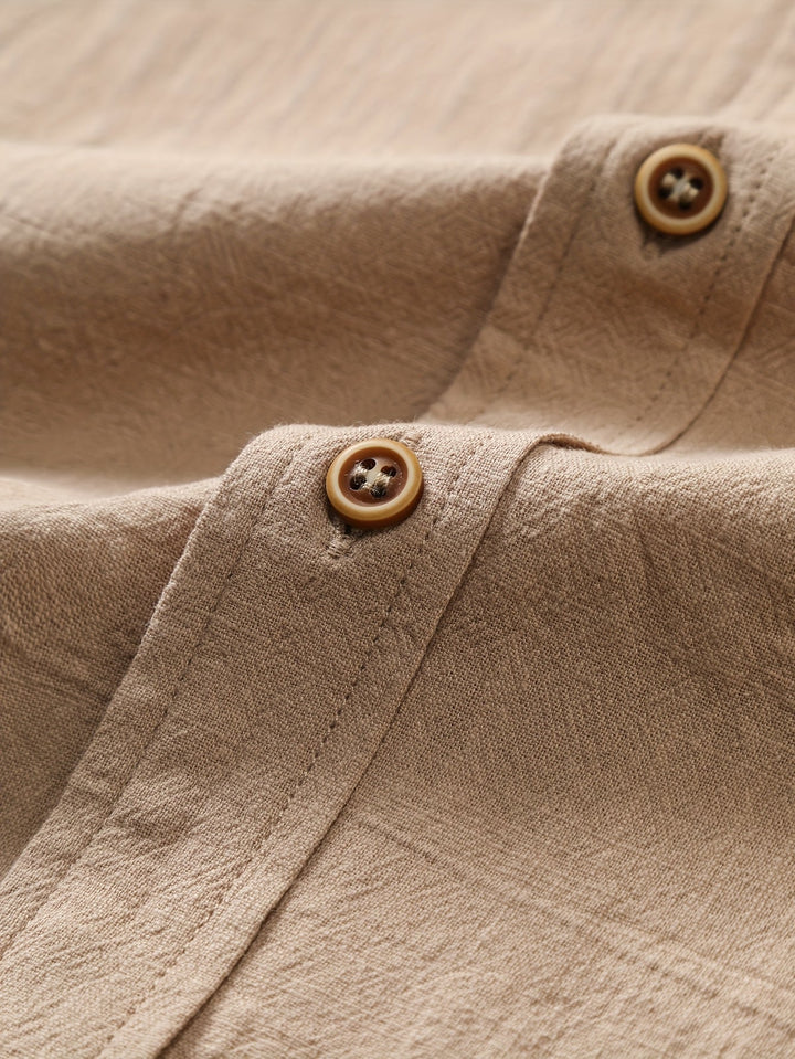 Tejada - Casual Cotton Shirt With Pocket