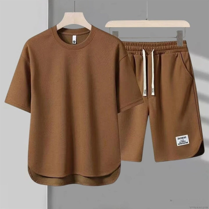 Garry - Casual Short Sleeve Two Piece Set