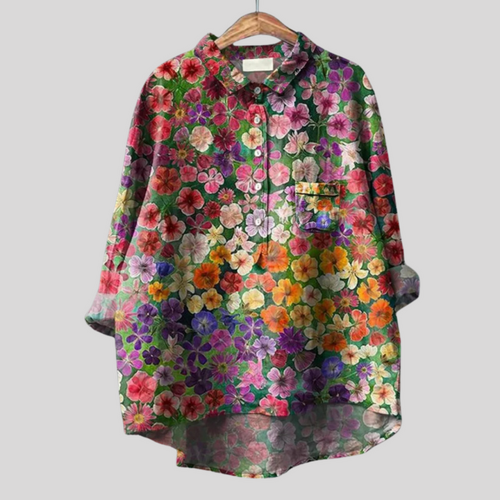Matilde - Handmade Floral Shirt