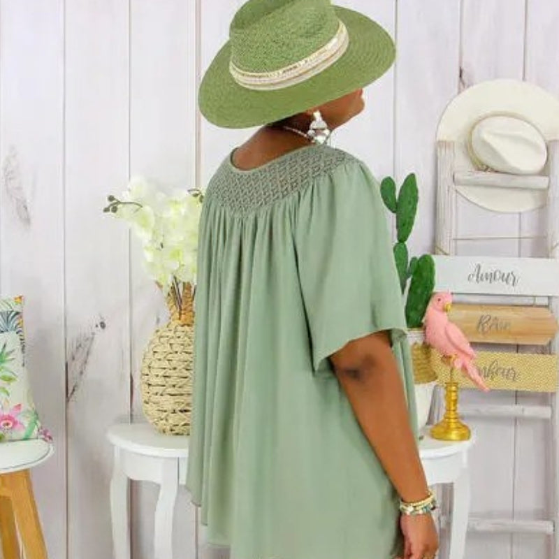 Silvana - Summer Cloth With Short Sleeve