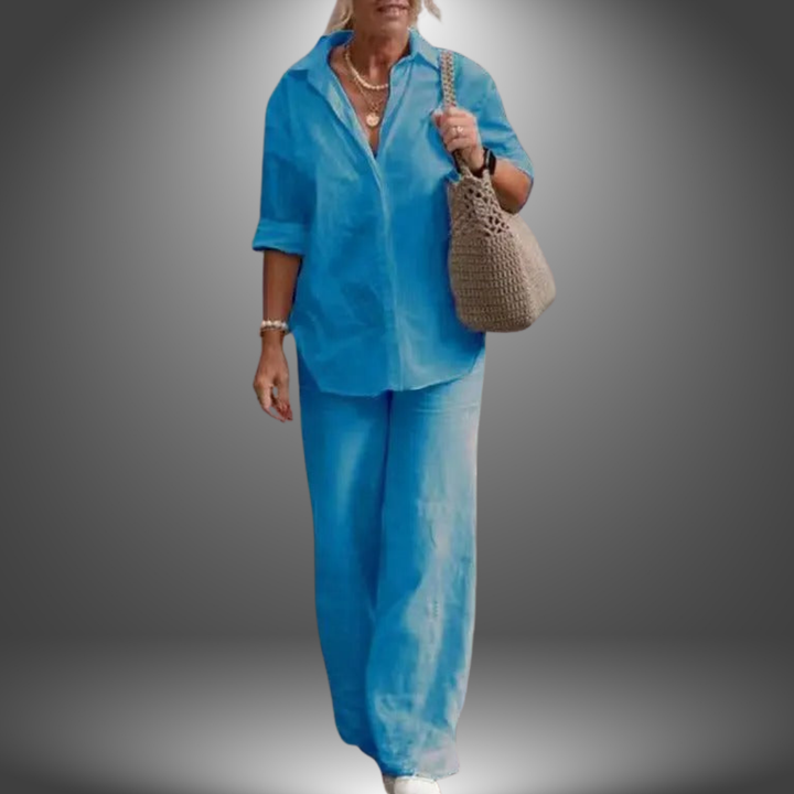 Ismini - Handmade Cotton Shirt and Pant