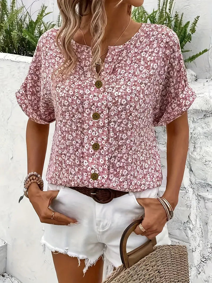 Lillie - Buttons Summer Top
