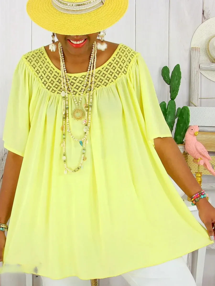 Silvana - Summer Cloth With Short Sleeve