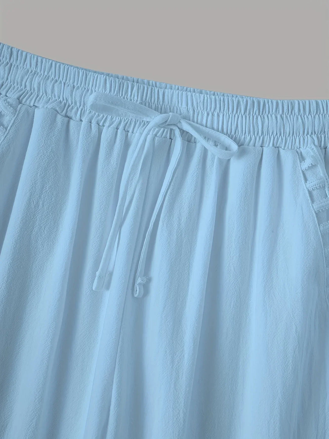 Tracey - Contrast Trim Cropped Pants