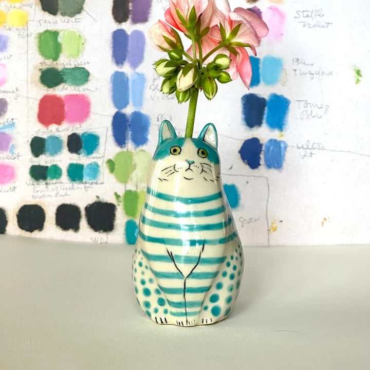 CatCraze - Hand Painted Cat Vase Collection