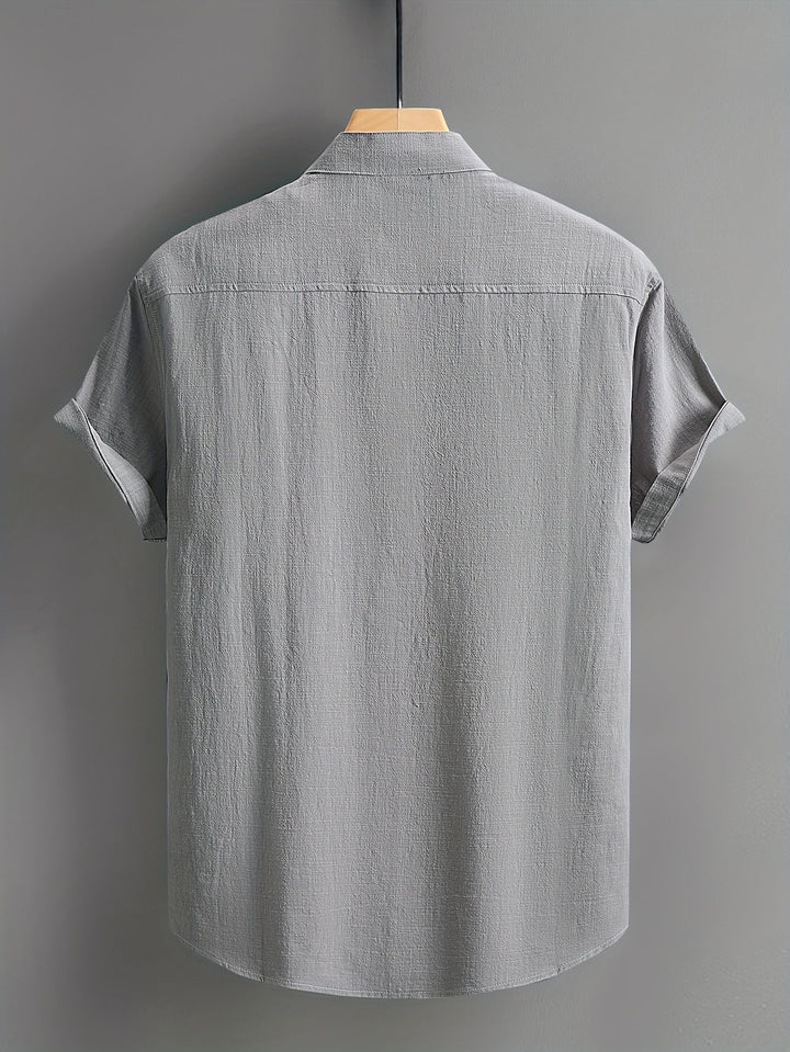 Tejada - Casual Cotton Shirt With Pocket