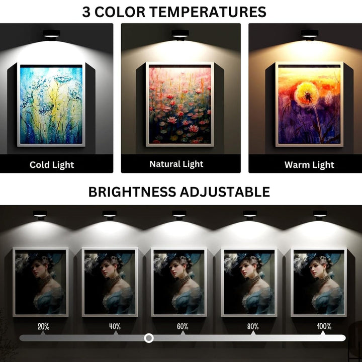 GlowFrame - Magnetic Painting Light with 13 Lighting Mode ( Pack of 3 )