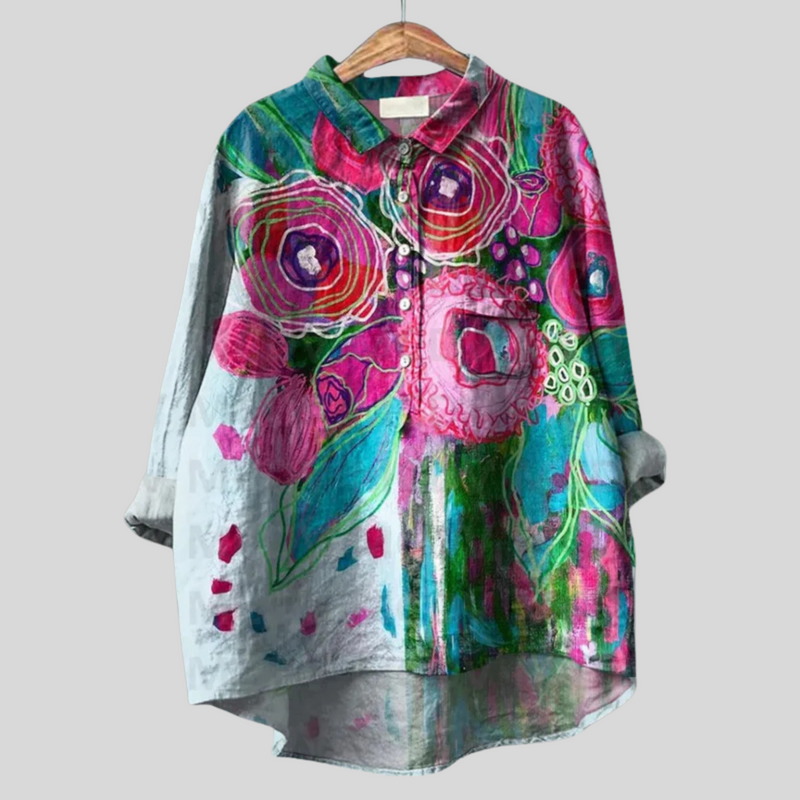 Matilde - Handmade Floral Shirt