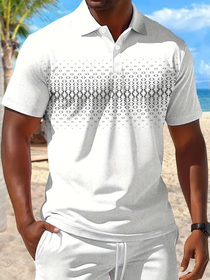 Zackary - Summer Short Sleeve Two Piece Set