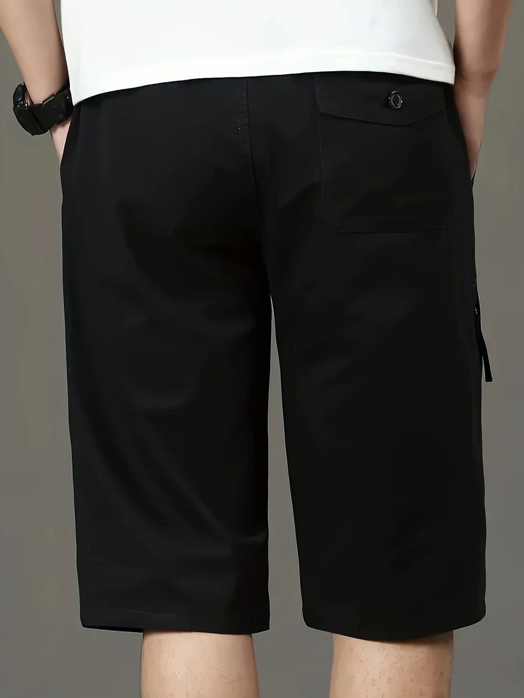 Stepan - Breathable And Multi-Pocket Cargo Shorts