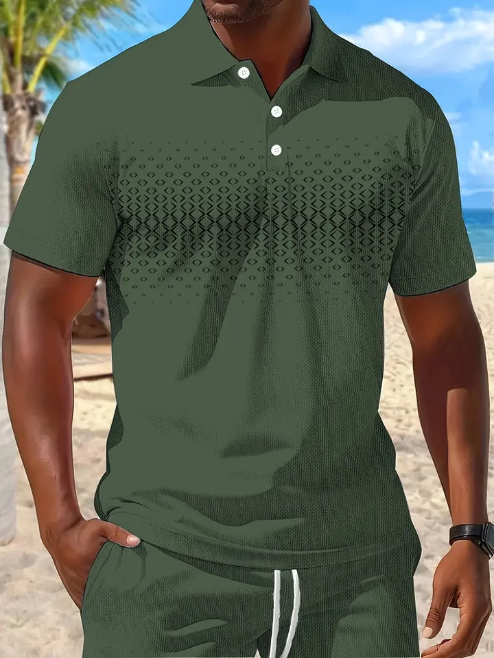 Zackary - Summer Short Sleeve Two Piece Set