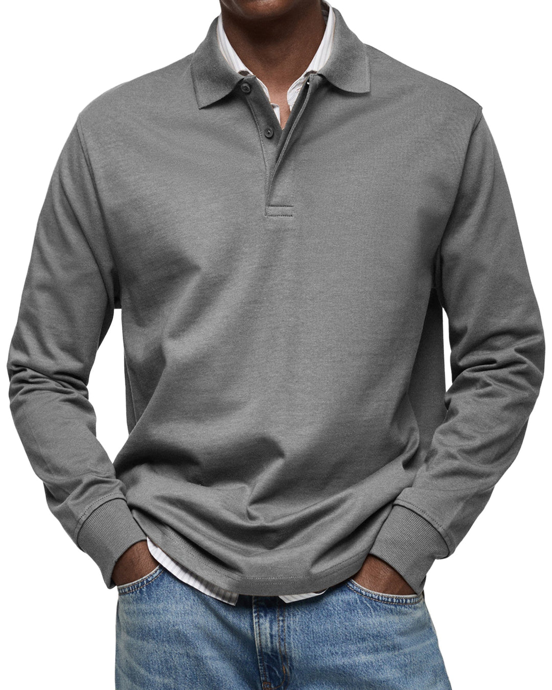 Joseba - Casual Long Sleeve Polo Shirt