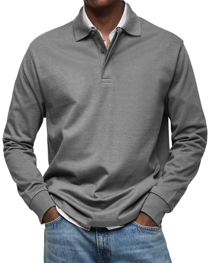 Joseba - Casual Long Sleeve Polo Shirt