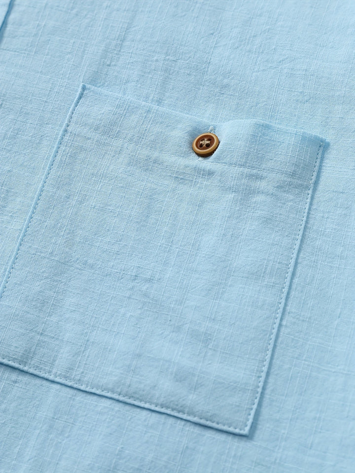 Tejada - Casual Cotton Shirt With Pocket