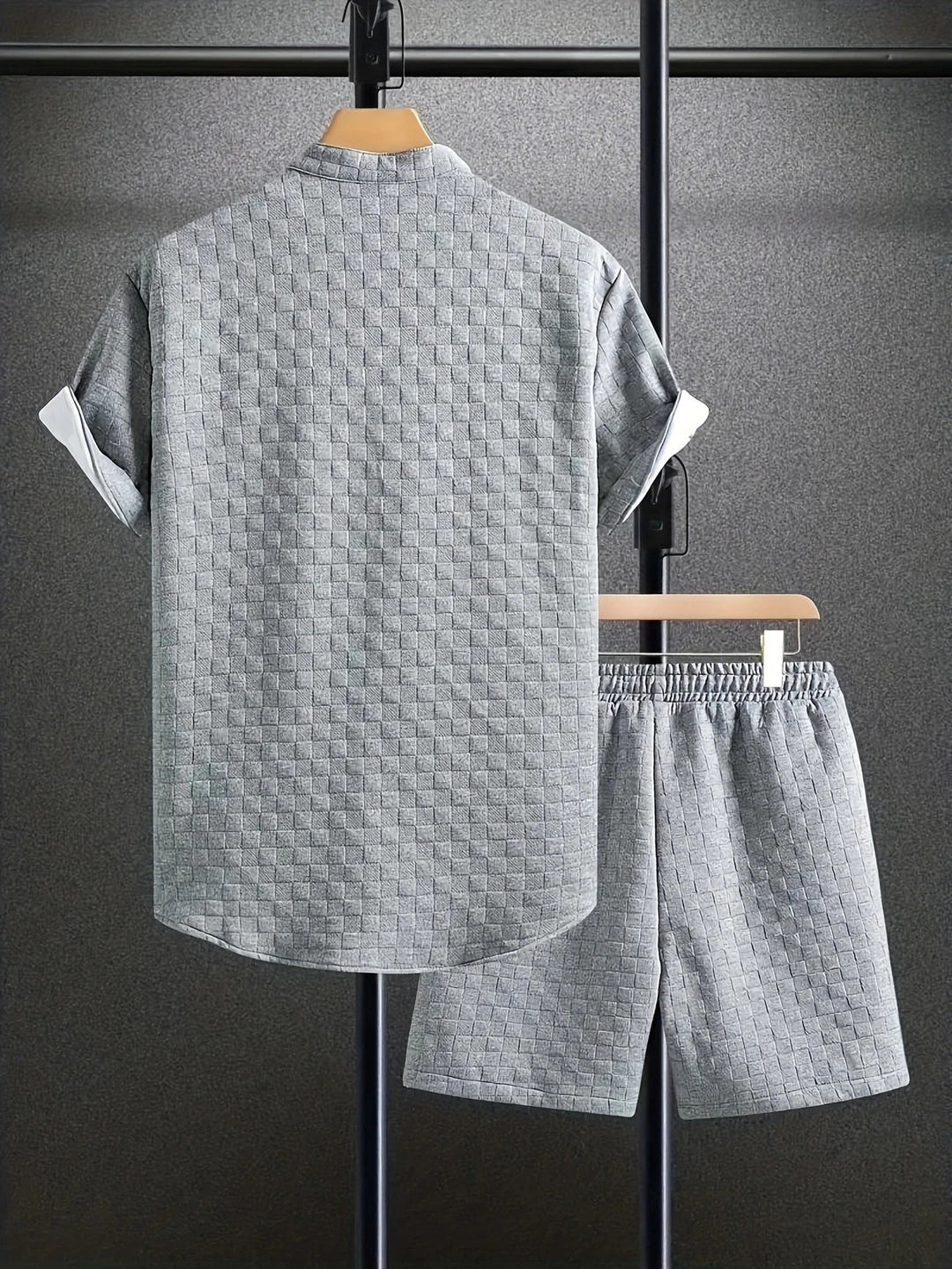 Zane - Casual Summer Short Sleeve Shirt And Short Set