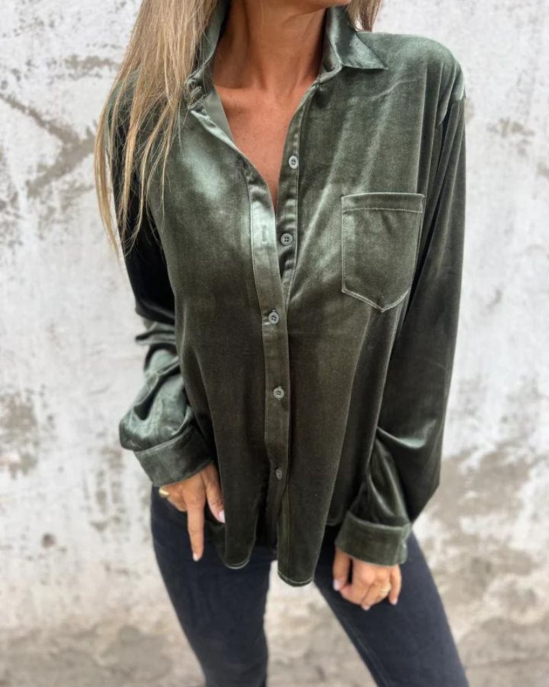 Arinka - Elegant Long Sleeve Shirt