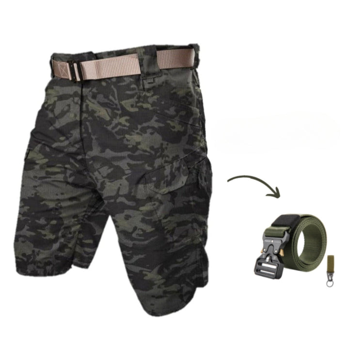 Kazuya - Cargo Shorts With 7 Pockets + Free Belt
