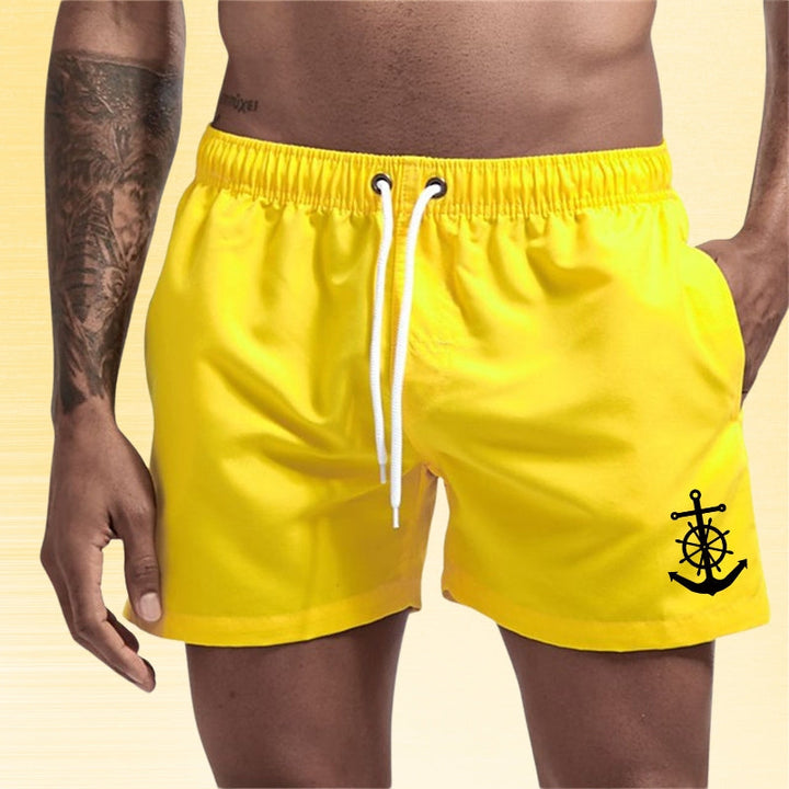 Solano - Stylish Elastic Shorts With Pocket