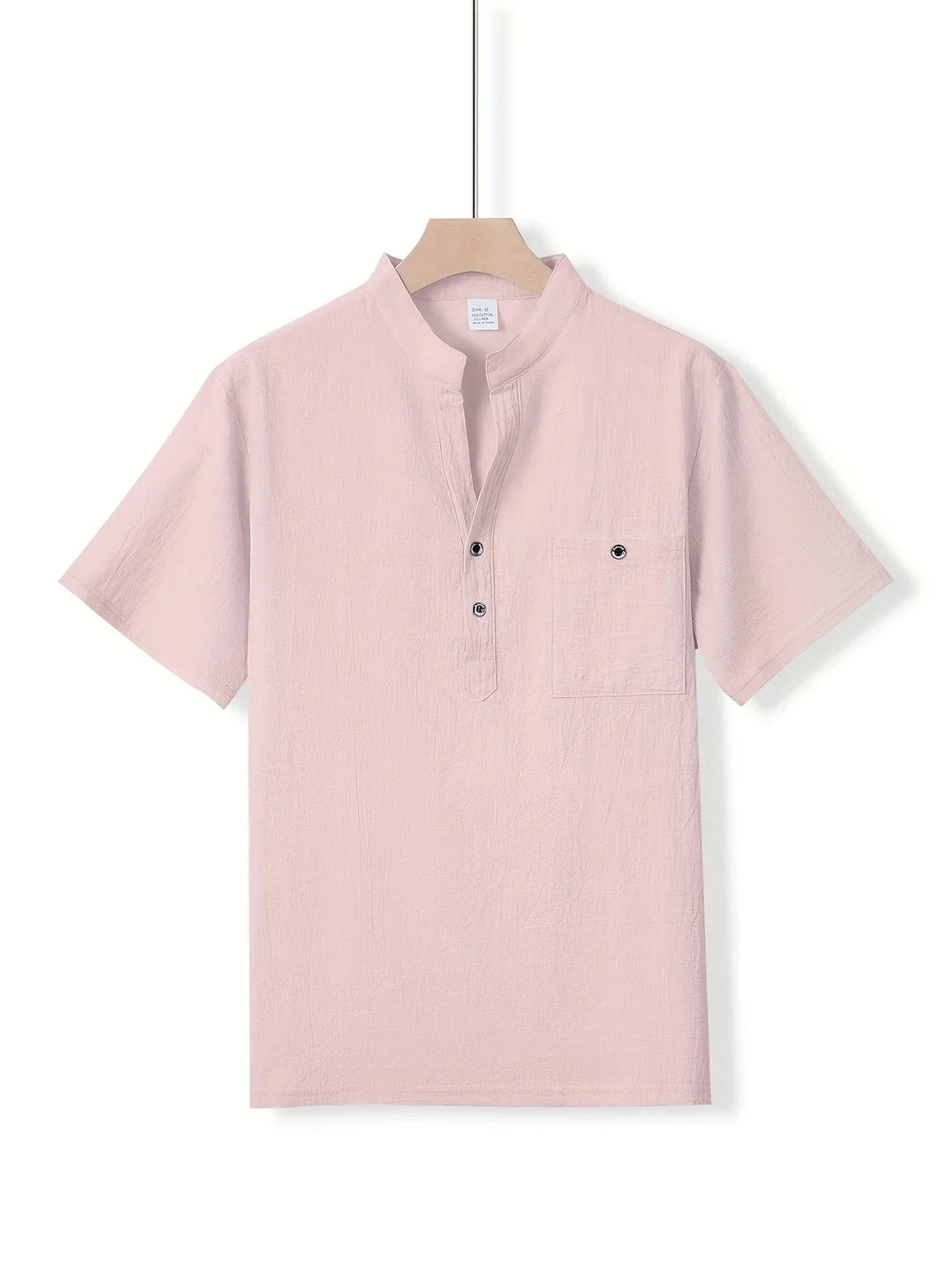 Markos - Casual Short Sleeve Shirt With Button