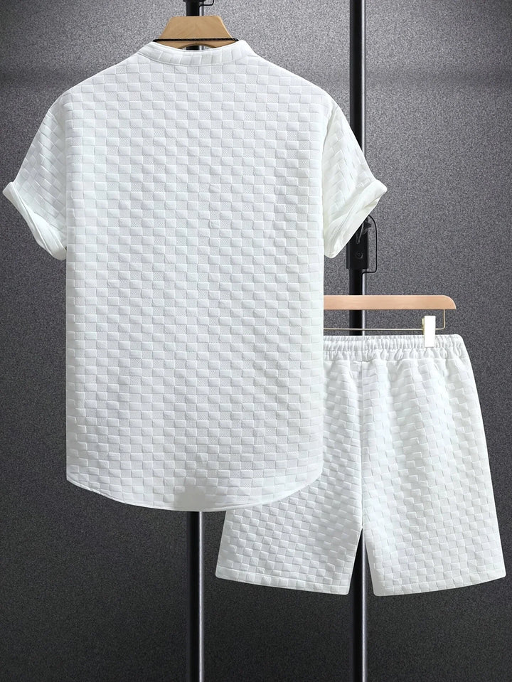 Zane - Casual Summer Short Sleeve Shirt And Short Set