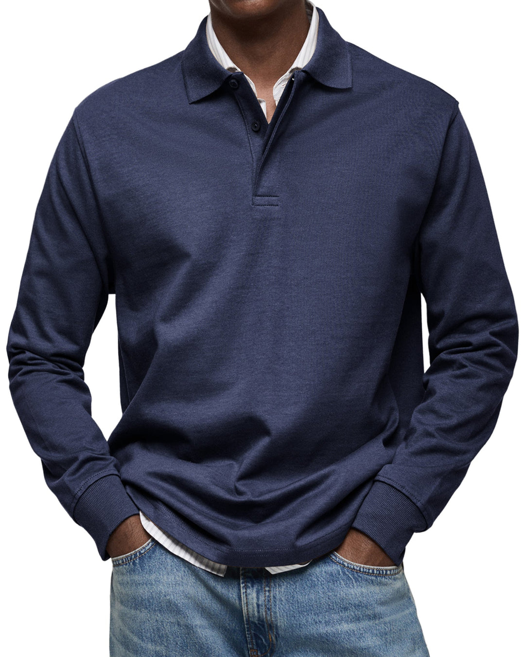 Joseba - Casual Long Sleeve Polo Shirt