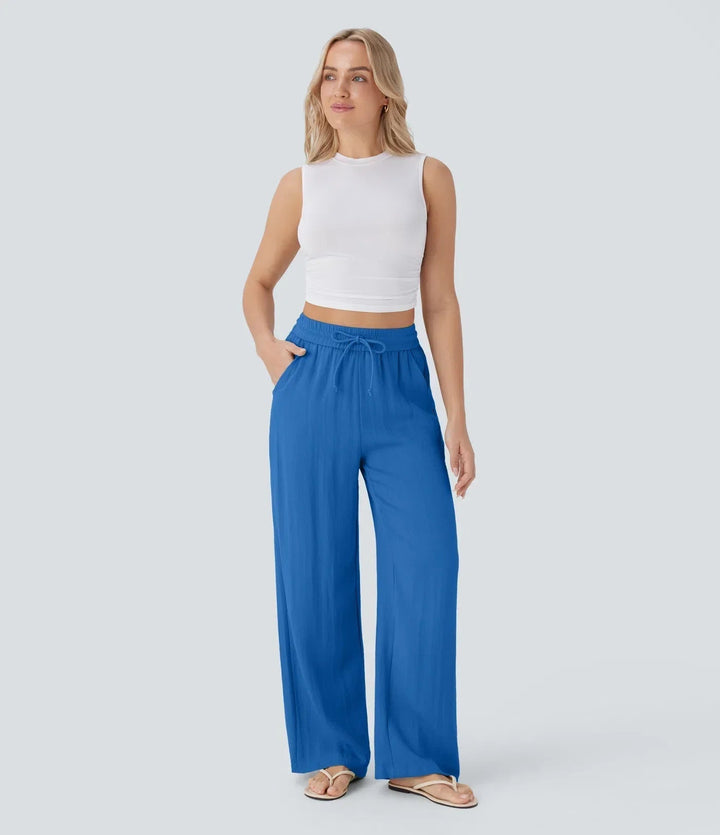 Zafeiria - Elegant Linen Pants