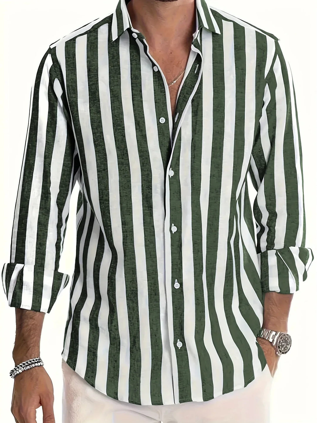 George - Stylish Long Sleeve Striped Shirt