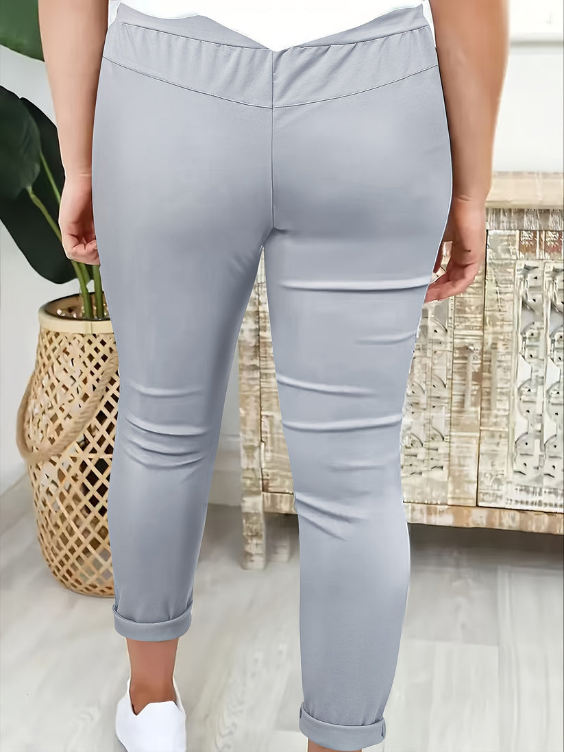 Jaimee - Comfortable Drawstring Trousers
