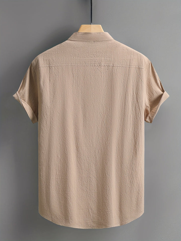 Tejada - Casual Cotton Shirt With Pocket
