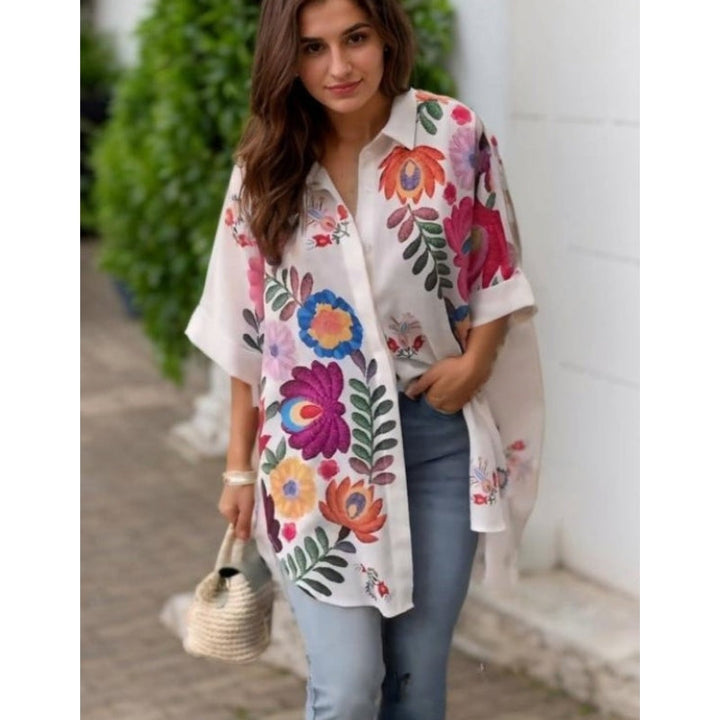 Rossella - Elegant Floral Printed Shirt