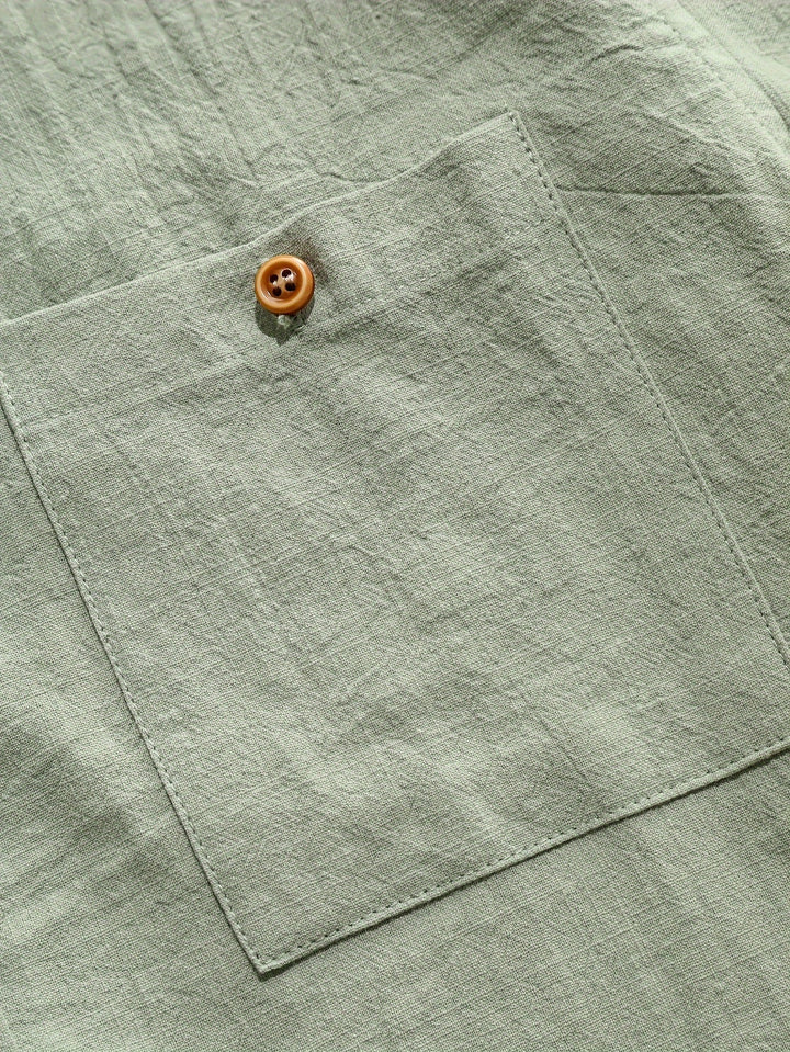 Tejada - Casual Cotton Shirt With Pocket