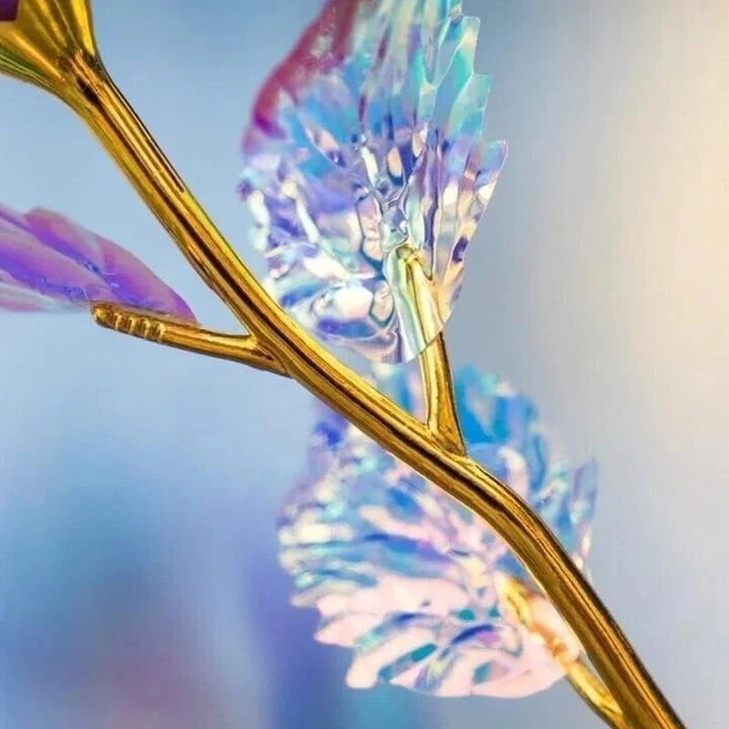 GlowPetal - Colorful Crystal Rose