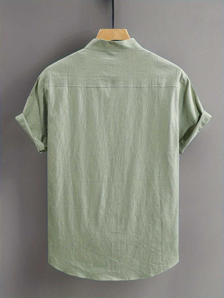 Tejada - Casual Cotton Shirt With Pocket
