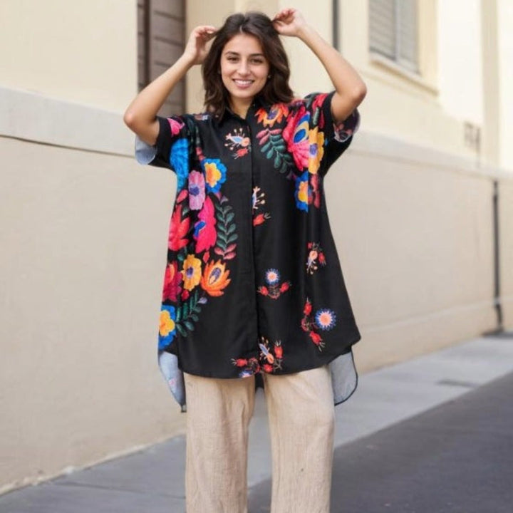 Rossella - Elegant Floral Printed Shirt