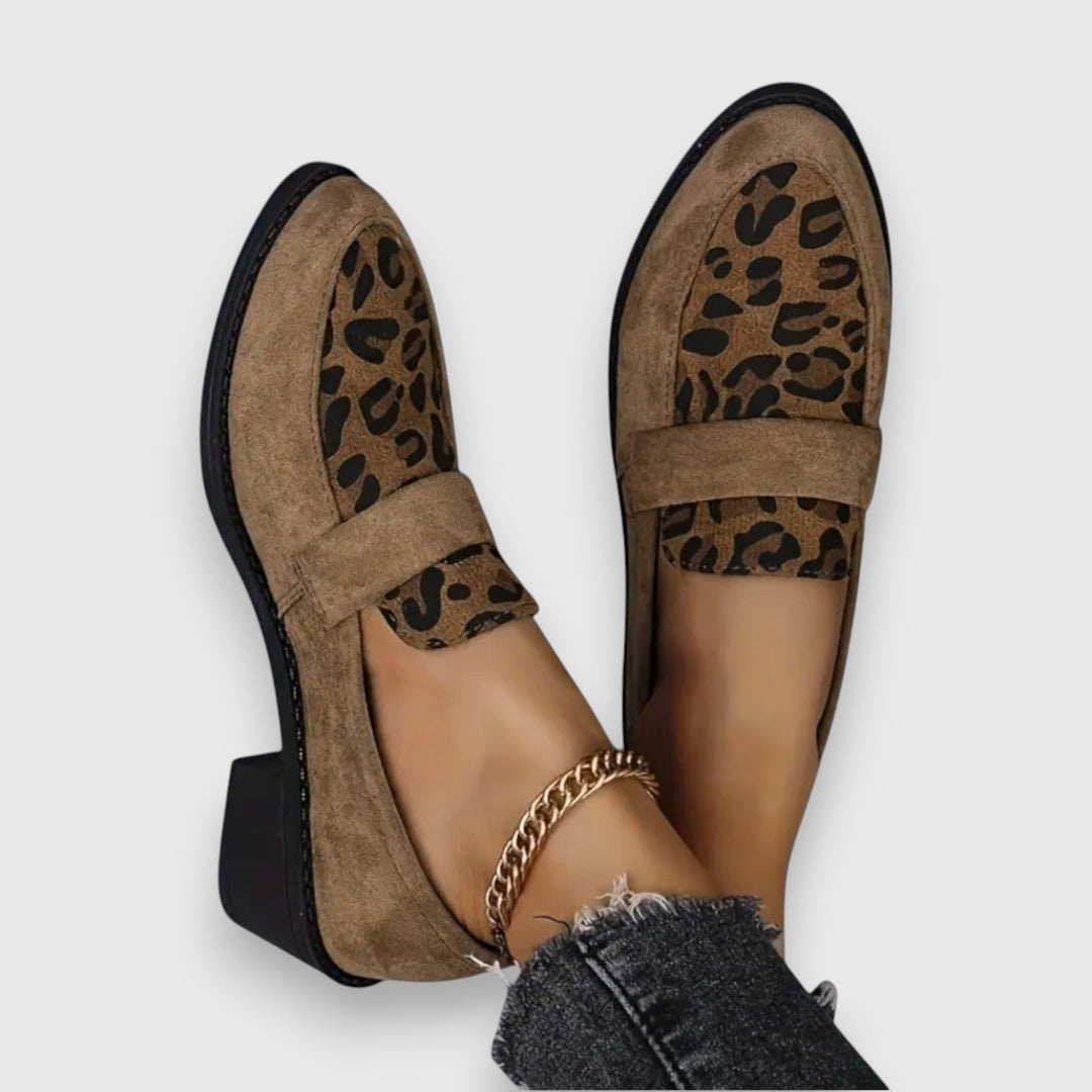 Lucyna - Elegant Leopard Print Loafer