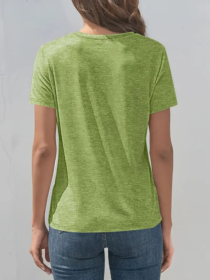 Vitaliya - Casual Short Sleeve T-Shirt