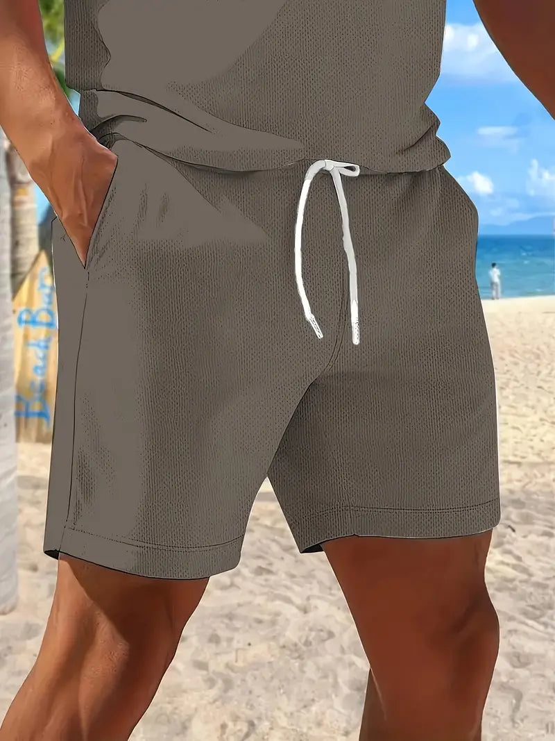 Zackary - Summer Short Sleeve Two Piece Set