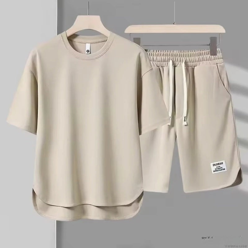 Garry - Casual Short Sleeve Two Piece Set