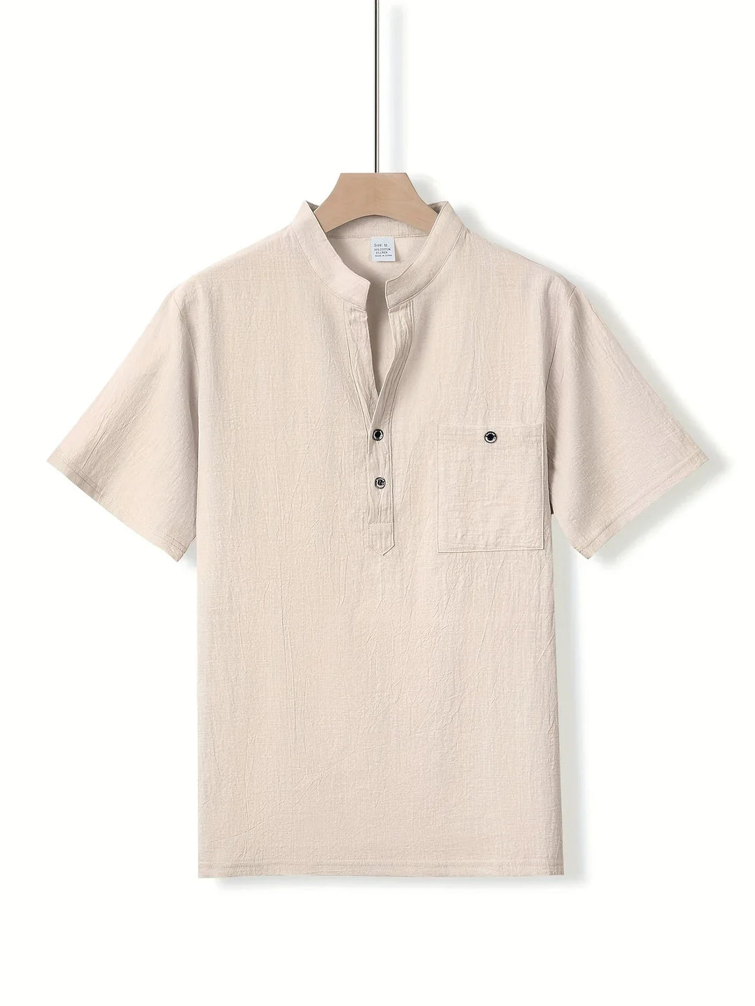Markos - Casual Short Sleeve Shirt With Button