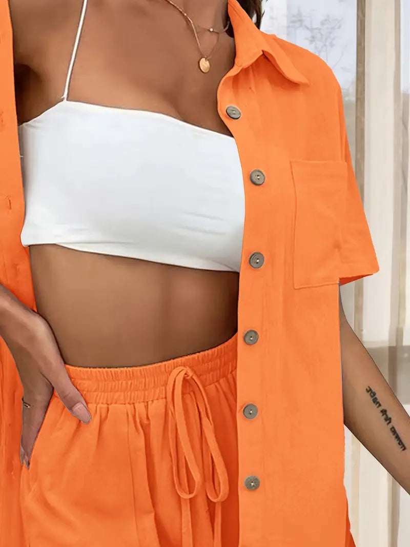 Fani - Elegant Summer Two Piece Set