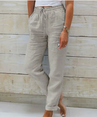 Roberta  - Casual Drawstring Pants