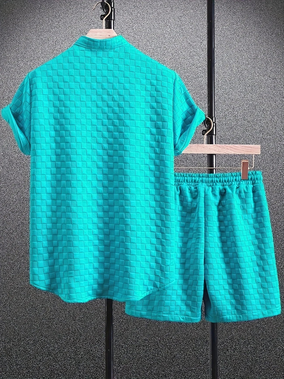 Zane - Casual Summer Short Sleeve Shirt And Short Set