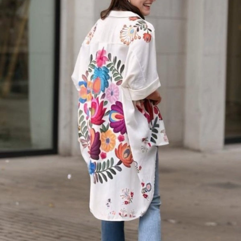 Rossella - Elegant Floral Printed Shirt